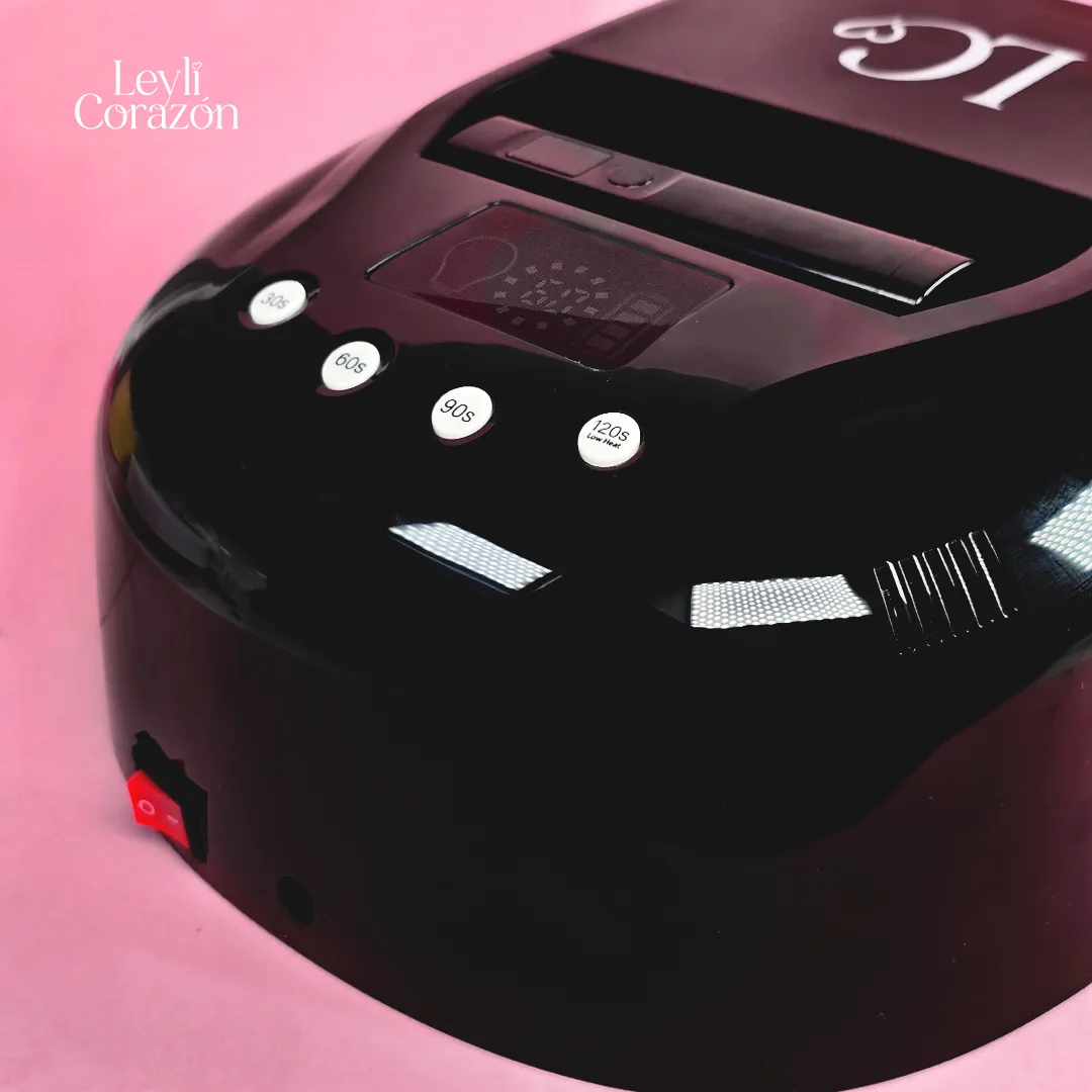 LAMPARA DUO NEGRO 128W LEYLI CORAZON 2 Leyli Corazón LAMPARA DUO NEGRO 128W LEYLI CORAZON - Imagen 2