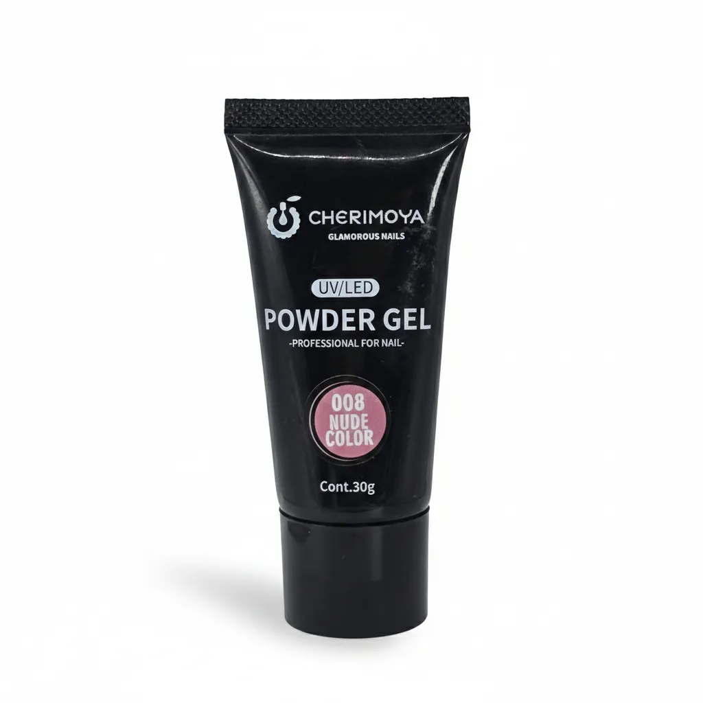 POLY GEL 30G CHERIMOYA 008 NUDE COLOR 1 Leyli Corazón POLY GEL 30G CHERIMOYA 008 NUDE COLOR