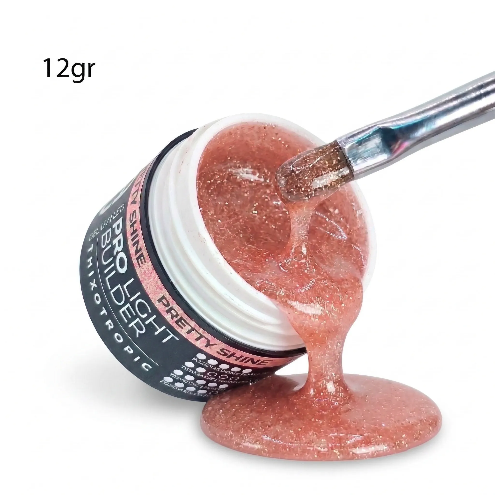 GEL BUILDER PRETTY SHINE 12GR PALU 1 Leyli Corazón GEL BUILDER PRETTY SHINE 12GR PALU