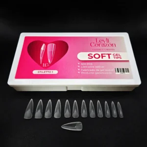 SOFT GEL STILETTO 1 X 600 LEYLI CORAZON