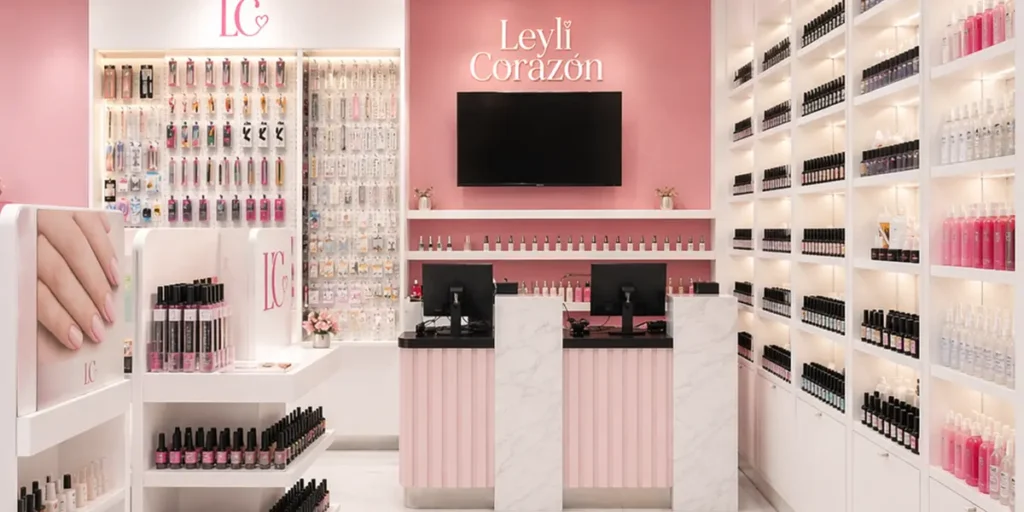 tienda 2 Leyli Corazón Belleza Uñas Nails Lashes Pestañas Cejas Eyelashes Herramientas Cúticula