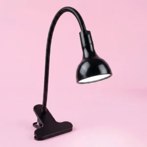 LAMPARA PRECURADO CON GANCHO 5W NEGRO