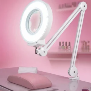 LAMPARA CIRCULAR CON LUPA BLANCO 24W