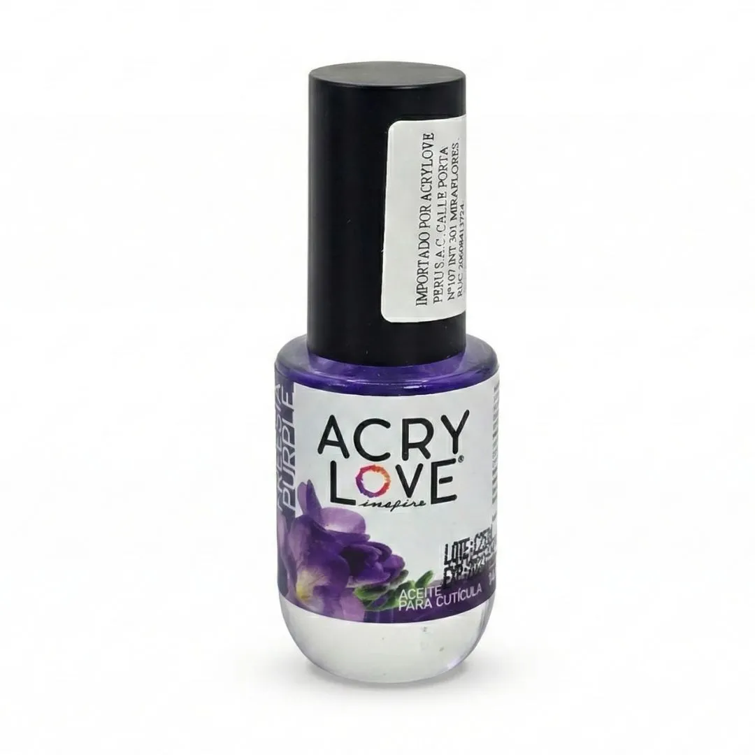 ACRY LOVE ACEITE FRESIA PURPLE 14ML 1 Leyli Corazón ACRY LOVE ACEITE FRESIA PURPLE 14ML