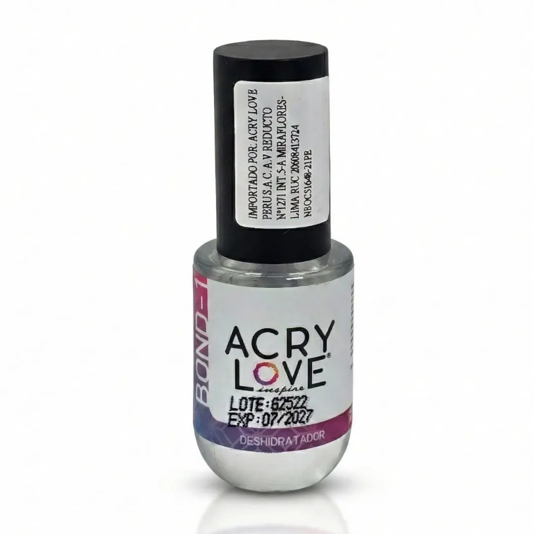 ACRY LOVE 14ML BOND-1 (DESHIDRATADOR) 1 Leyli Corazón ACRY LOVE 14ML BOND-1 (DESHIDRATADOR)
