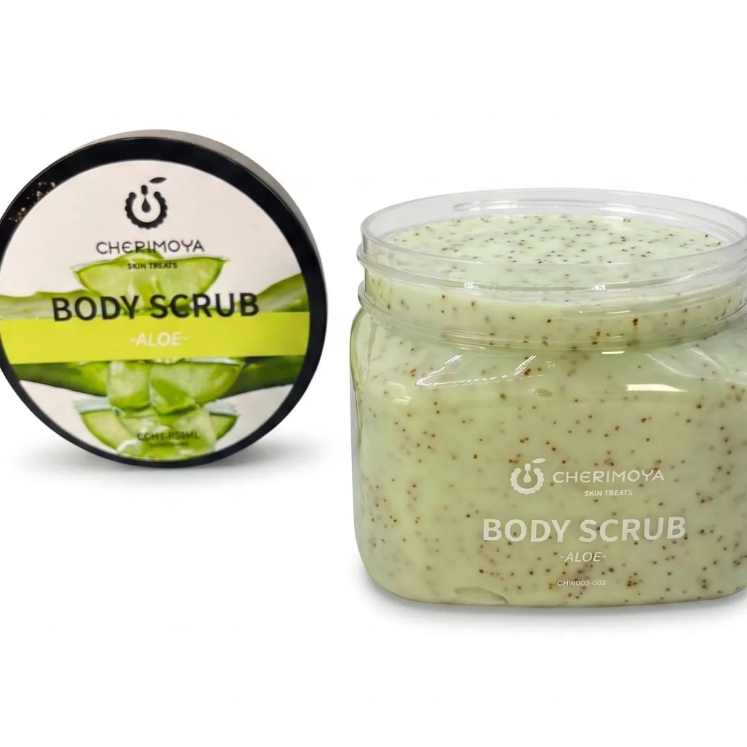 EXFOLIANTE CORPORAL 450ML CHERIMOYA ALOE 1 Leyli Corazón EXFOLIANTE CORPORAL 450ML CHERIMOYA ALOE