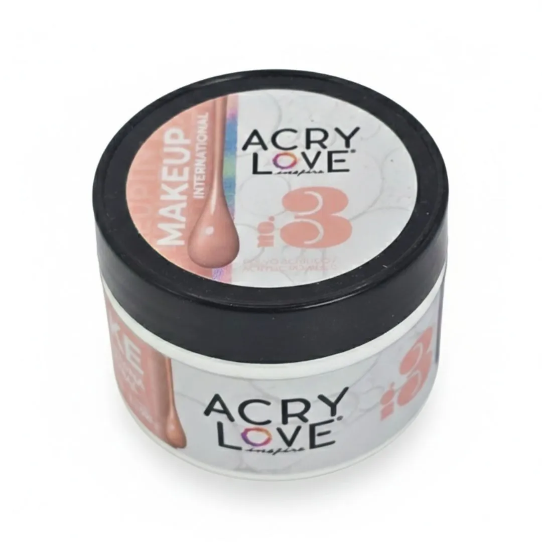 MAKEUP ACRY LOVE N3 1OZ 2 Leyli Corazón MAKEUP ACRY LOVE N3 1OZ - Imagen 2