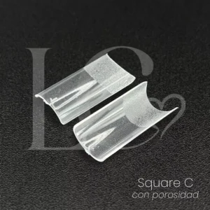 TIPS SOFT GEL SQUARE C-CURVE CON POROSIDAD 504PCS LC
