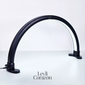 LAMPARA MEDIA LUNA NEGRO 48W