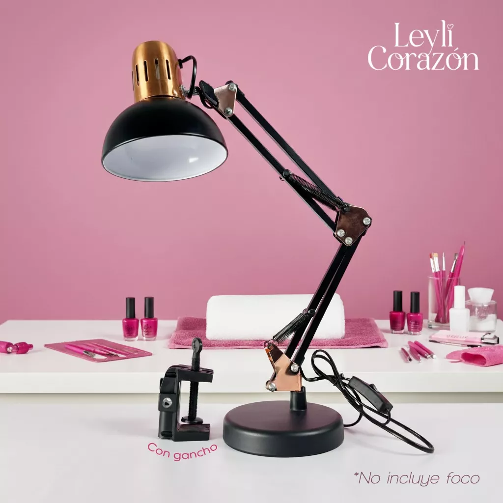 LAMPARA ILUMINACION 802 NEGRO 1 Leyli Corazón LAMPARA ILUMINACION 802 NEGRO