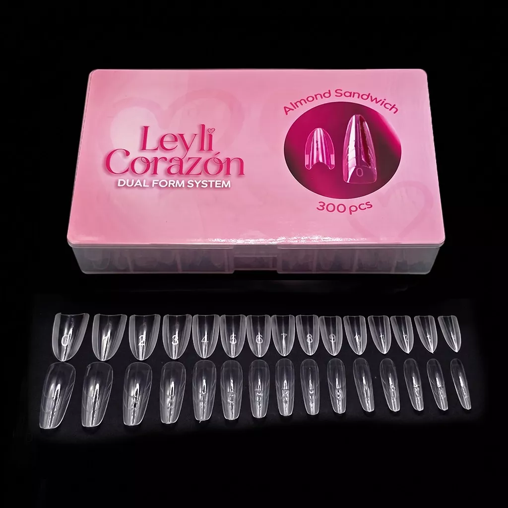 DUAL ALMOND SANDWICH X300 PCS 1 Leyli Corazón DUAL ALMOND SANDWICH X300 PCS